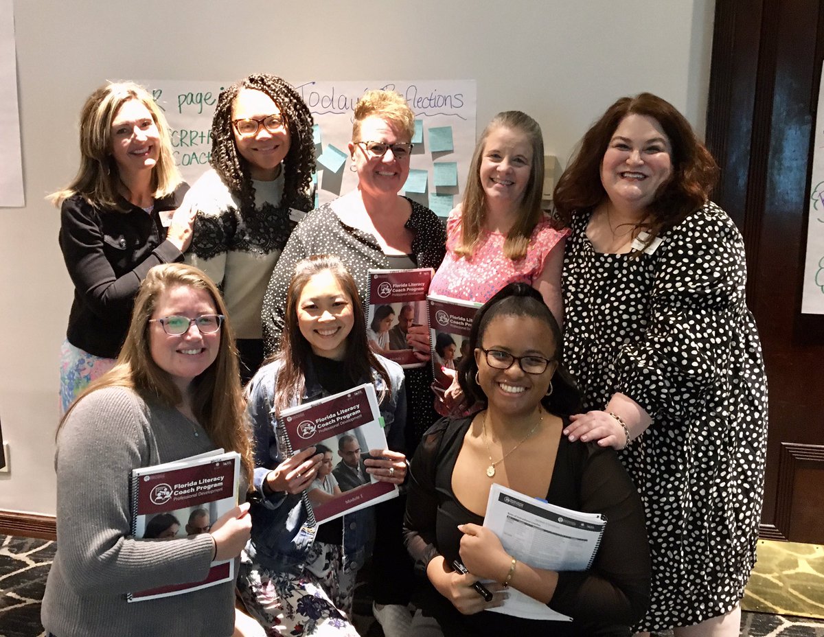 Deepening our knowledge at the Florida Literacy Coach Program. Our amazing facilitators are coaching us up with research based practices. Thanks FLDOE, FCRR, and <a href="/SCPSInfo/">SCPS Info</a> for giving us this opportunity. #EverybodyDeservesACoach @SarahHallKg <a href="/DrKellyHoward/">Kaira S. Kelly-Howard, Ph.D.</a>