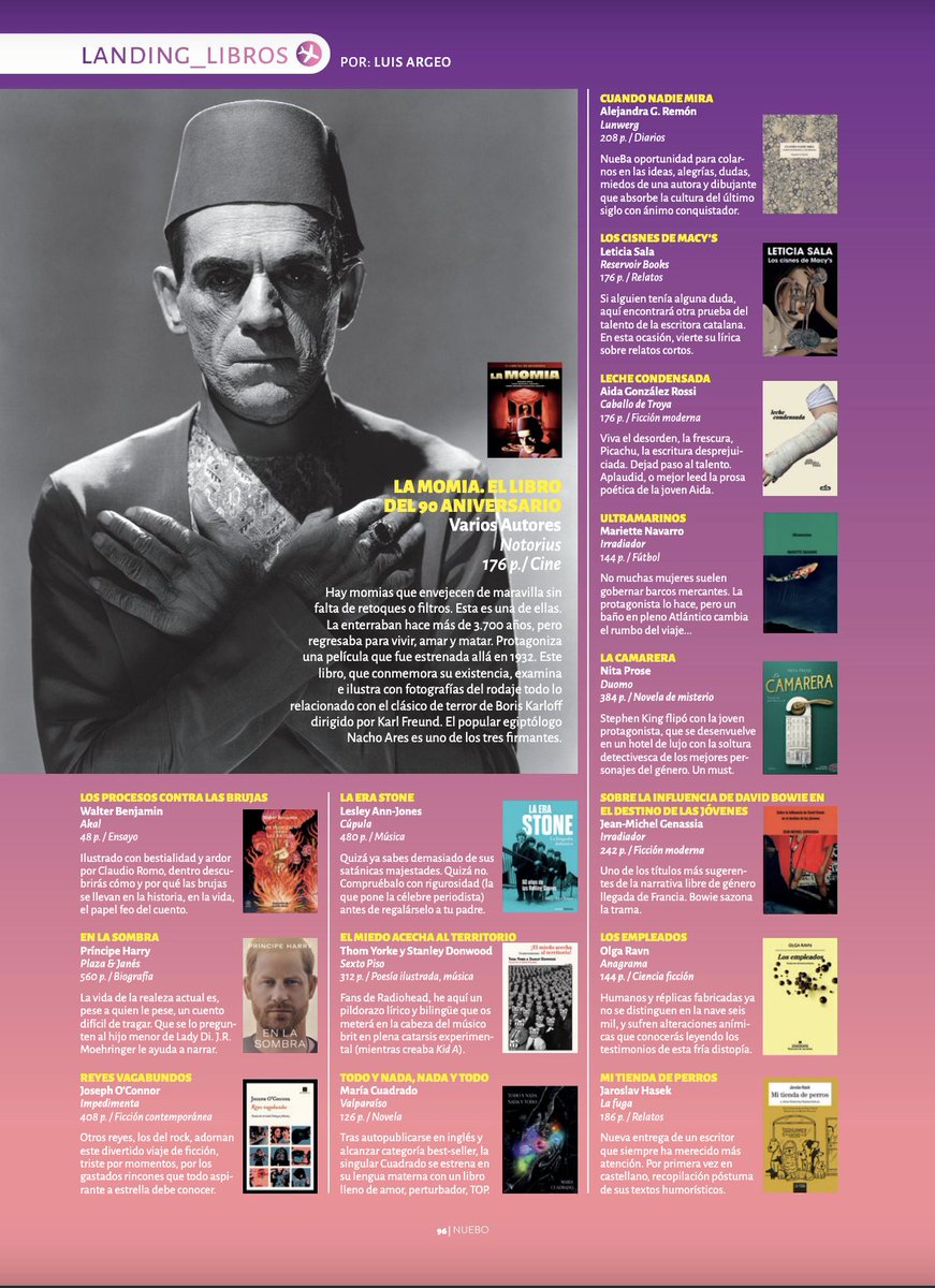 somosnuebo's tweet image. 🆕¿¡Quieres leer algo NUEBO?! Echa un 👁️ al landing de  📚 #Notorius @AkalEditor @penguinlibros @EdImpedimenta @LibrosCupula @sextopisoed @valparaisoed @Lunwerglibros @ReservoirBooks @CaballoTroyaEd #Irradiador @Duomo_ed @AnagramaEditor @lafugaediciones nuebo.es/revista