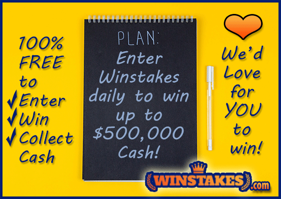 win_winstakes's tweet photo. 🤑 Get free entries to win real cash prizes up to $500,000! 💰 It's 100% free, and you could be our next big winner!
🤩Keep entering daily: https://t.co/tpJGnlgfxp
❤️We'd LOVE for YOU to Win!🥰
#WinStakes #FreeEntries #RealCashPrizes #BeOurNextWinner 🤑 https://t.co/Rc6M55xs6E