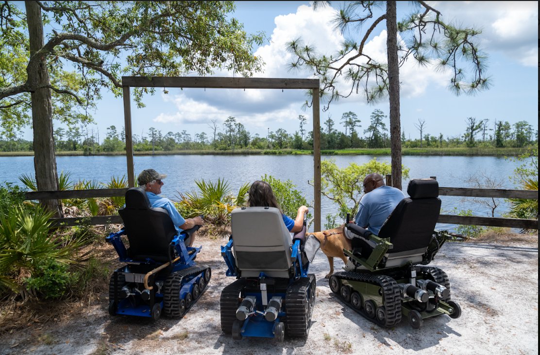 SportsabilityA's tweet photo. The EcoRover can take you anywhere, anytime!
The EcoRover reaches up to 4 mph, a brisk walking pace, and can take you anywhere to do so many fun actives, including but not limited to, hunting, going to the beach, fishing, and nature watching! #sportsability #inclusivity #EcoRov https://t.co/G4mUH3lu75
