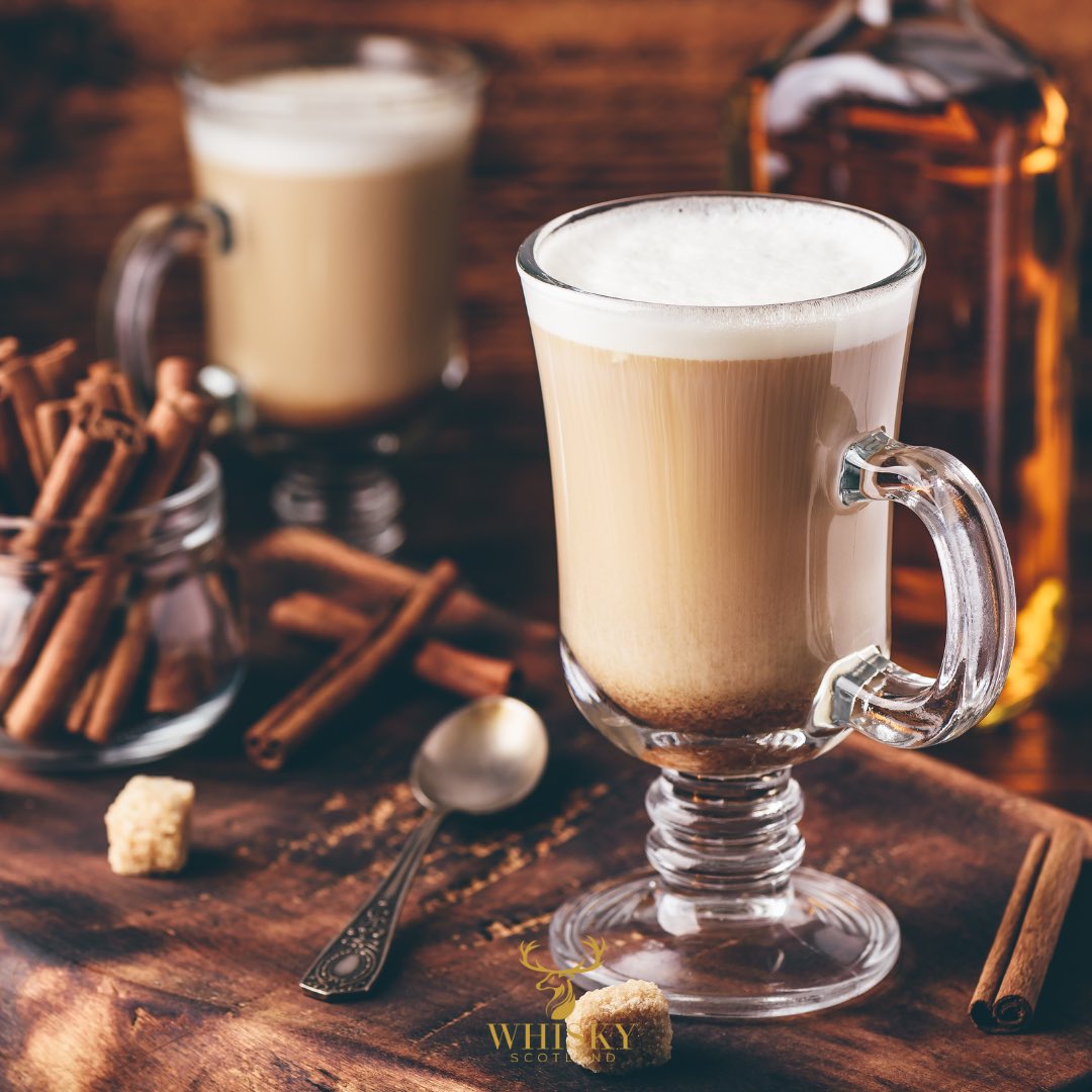 Irish coffee:

- Fill a mug with hot coffee 
- Add sugar to taste
- Add 50ml of Irish whiskey
- Top with whipped cream
- Sprinkle cinnamon or nutmeg

Finally, enjoy a warm, comforting classic! 🍀☕️🥃

 #IrishCoffee #CoffeeTime #whiskey #whisky #ireland #coffee