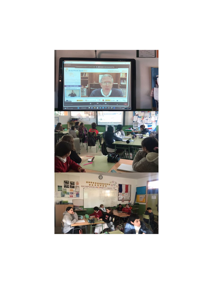 JMLapuerta's tweet photo. Hoy el 3er ciclo ha participado en el taller organizado por @INCIBE sobre la detección de fraude en videojuegos. Han explicado estrategias para no ser engañados y hemos analizado algunos casos y jugado a Kahoot para comprobar lo aprendido 📋. #DíaDeInternetSegura2023
#DigitalPro https://t.co/WwXLc6Vhit