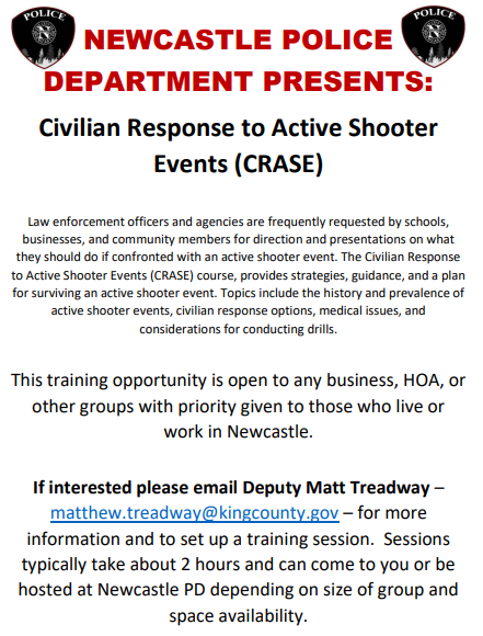 Newcastle Wa PD tweet media