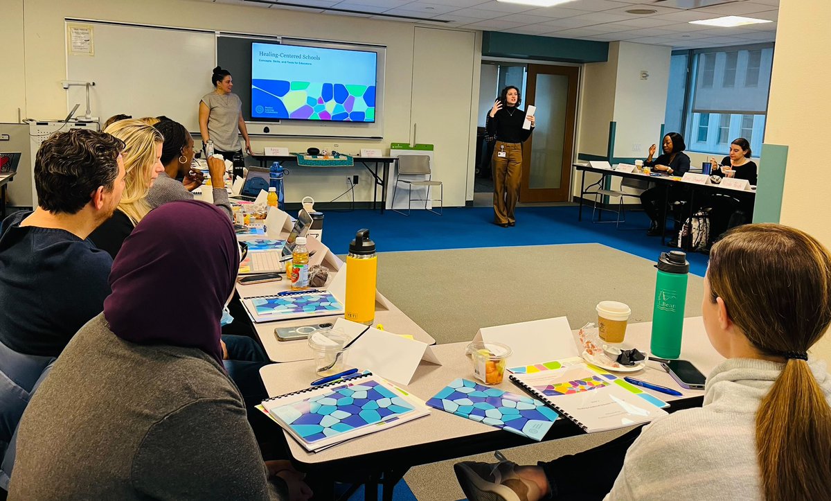 We have a full house today for Day 1 of our Healing-Centered Schools: Concepts, Skills &amp; Tools for Educators PL
<a href="/UFT/">UFT</a> <a href="/NYCSchools/">NYC Public Schools</a>