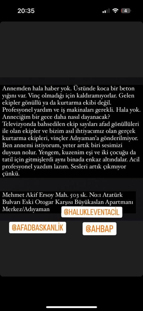 #özgürdemirtaş arkadaşın ailesi hocam paylaşırmısınız