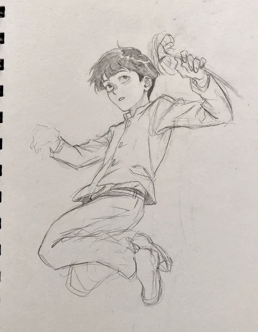 you guys get this unfinished mob sketch from uhh november 