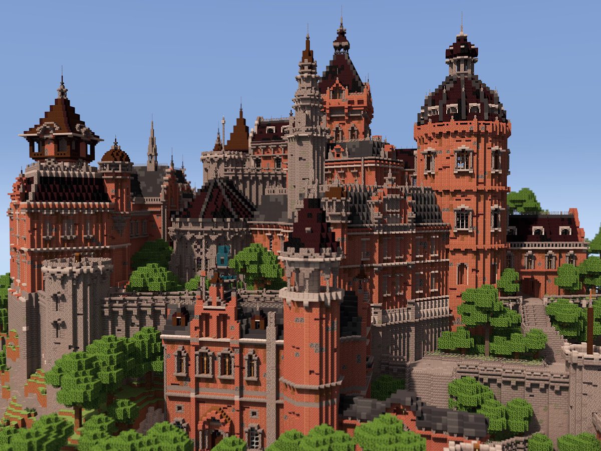 hi, its been a very long time! im gonna start sharing some old builds because they are just collecting dust :) starting with this castle i made in 2017ish ♥️🐬#minecraft #Minecraftbuilds