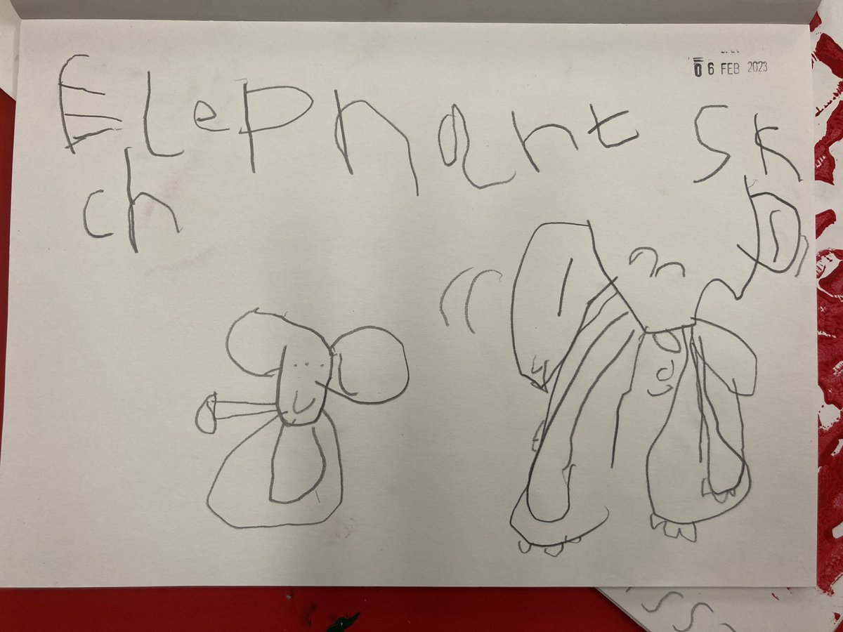 morandtac's tweet photo. Pine class are studying elephants and they practiced sketching some… aren’t they just wonderful! https://t.co/ZbLUSWV4lz