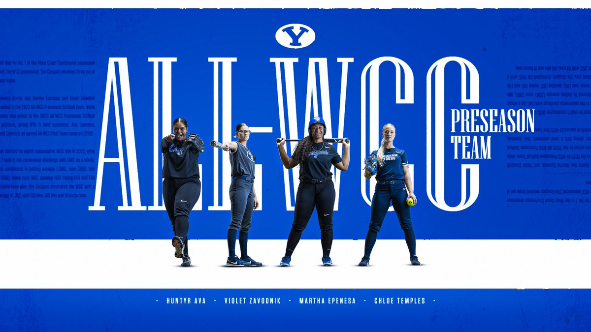 GREATNESS. 

Huntyr, Violet, Martha and Chloe selected to the All-WCC pre-season team!

bit.ly/3X8ds5n