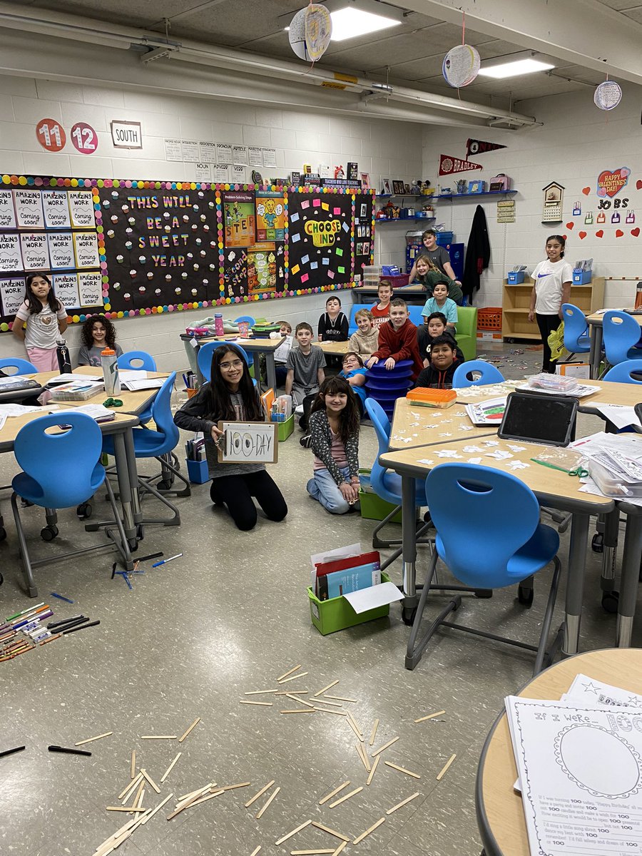 Happy 100th Day!  Our class enjoyed sharing their favorite 100 little items with each other.