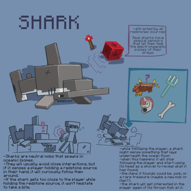 AngeryOts's tweet image. a more peaceful approach at minecraft sharks...
#minecraft #conceptart