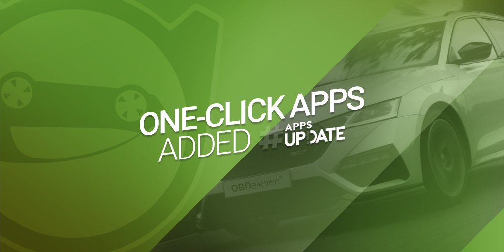 OBDeleven's tweet photo. We have prepared a bunch of new One-Click Apps during January! 🔥
Check out our newest batch here: https://t.co/tHCfqfwbBv 👈
#OBDeleven #OneClickApps https://t.co/Fqlj78NyD9