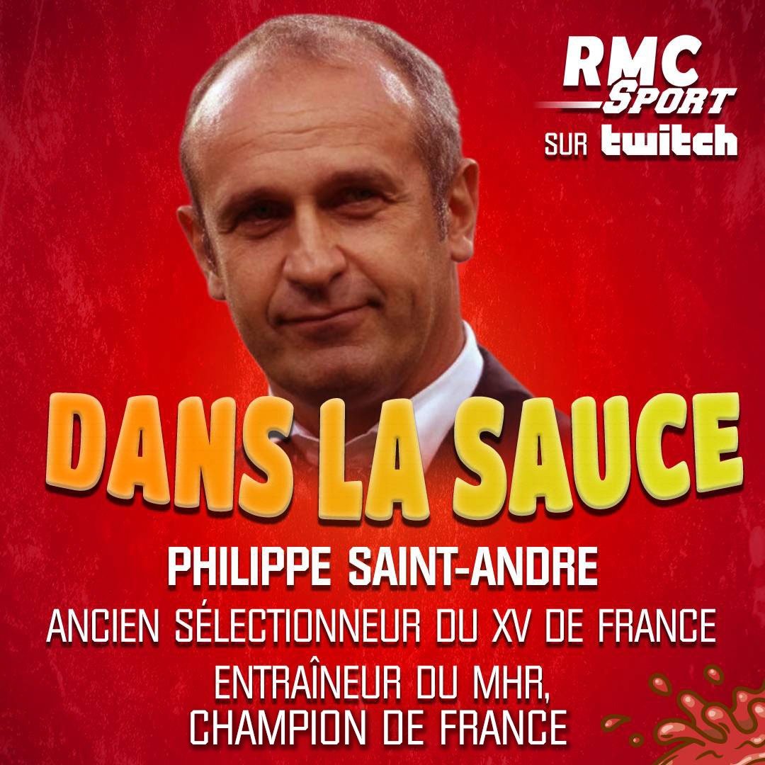 🏉🇫🇷 Philippe Saint-André sur Twitch.tv/RMCSport !

⏲️ MERCREDI A 17h30,  l'ancien sélectionneur du XV de France, manager du <a href="/MHR_officiel/">Montpellier Rugby</a> sera sur Twitch.tv/RMCSport

🌶️Un nouveau numéro de "Dans la sauce",  posez lui directement vos questions dans le chat !