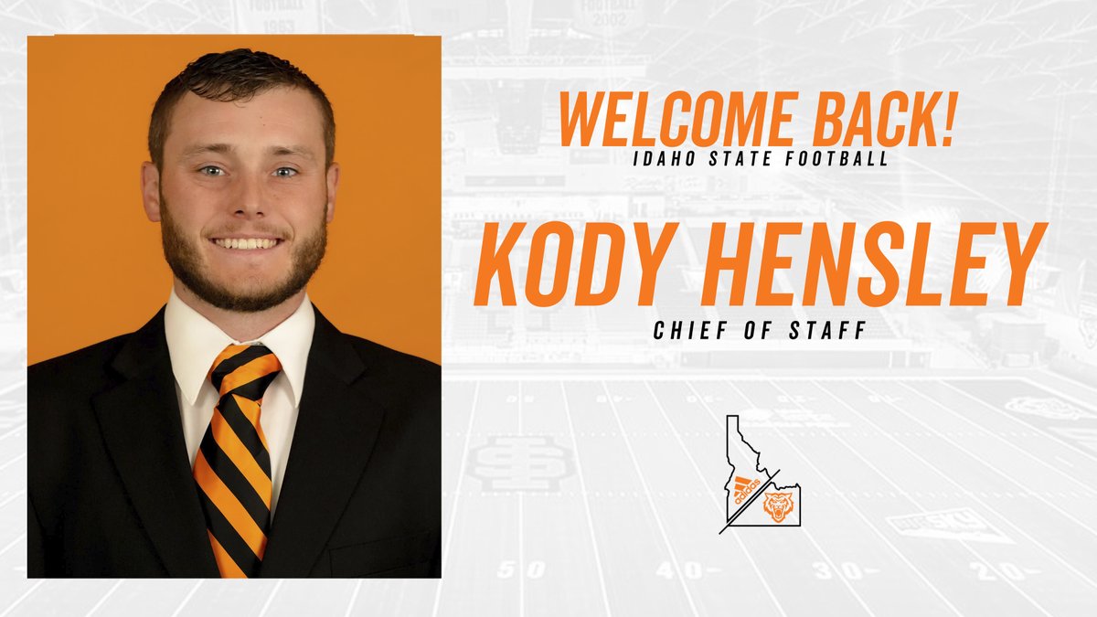 Next Up we've got <a href="/CoachKHensley/">Kody Hensley</a> coming back as our Chief of Staff!!

#RoarTogether
