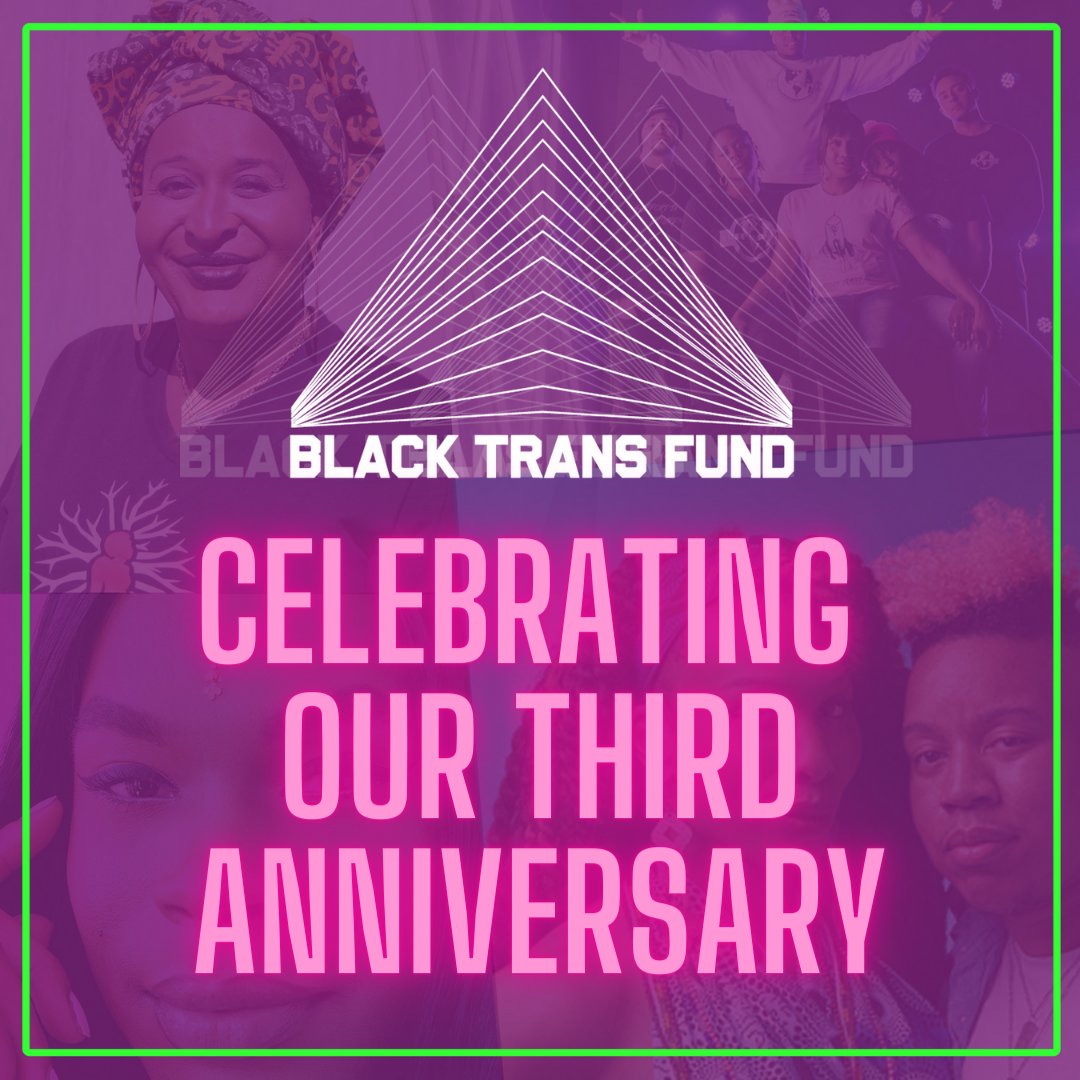 It’s our birthday! 🎉🥳🎈

As we celebrate #BlackHistoryMonth, we also celebrate 3 years of the Black Trans Fund! Join us in uplifting #blacktranshistory + #blacktransjoy, elders such as Janetta Johnson &amp; Louis Mitchell, our grantee partners + more. Dream with us all month long!