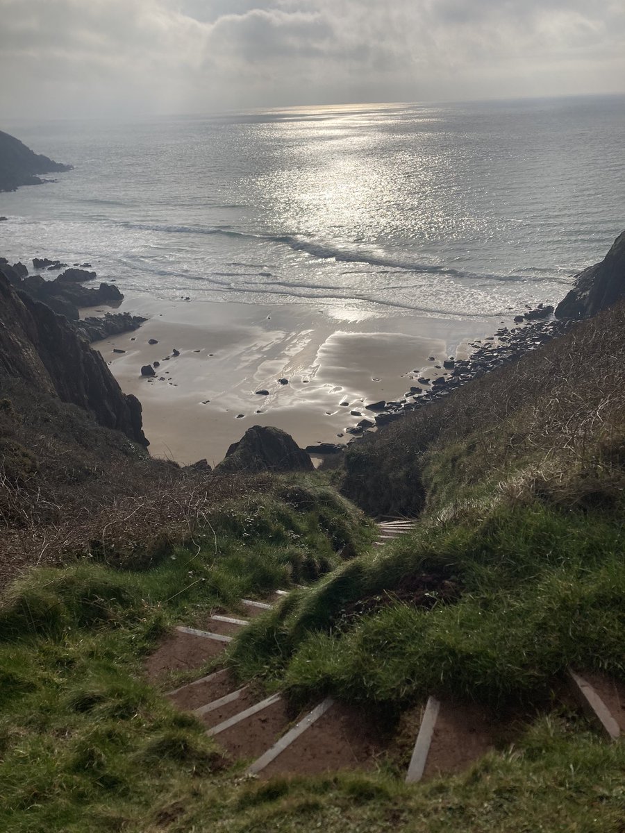 CarolEvs28's tweet photo. Incredible views, bays and beaches & dramatic drops! Enjoyed our 7 mile walk from #Lydstep to #FreshwaterEast today. @W4LES @VisitPembs #PembrokeshireCoastalPath https://t.co/MXKxZb43Ii