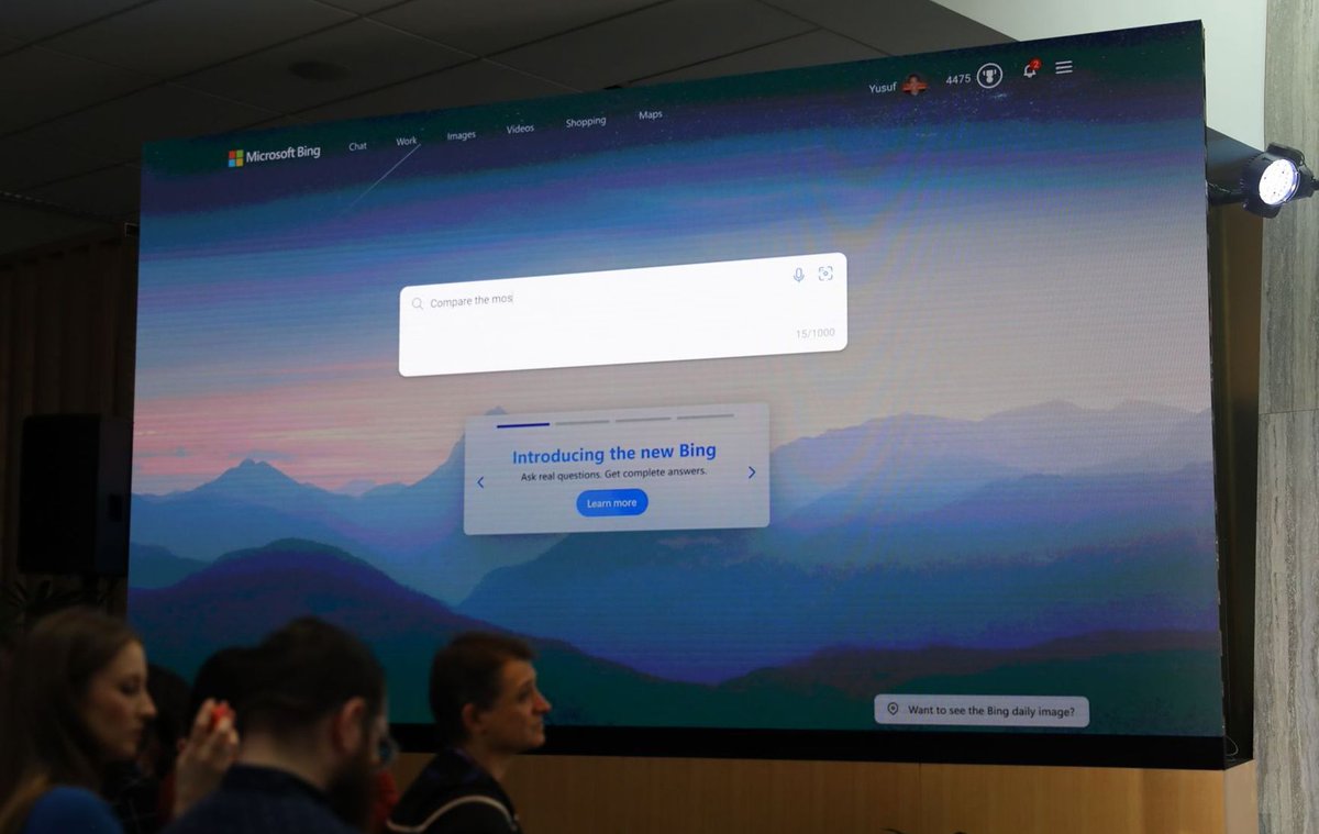 verge's tweet photo. Microsoft announces new Bing and Edge browser powered by upgraded ChatGPT AI https://t.co/5HmpMGlGYs https://t.co/PKxLG14vgq