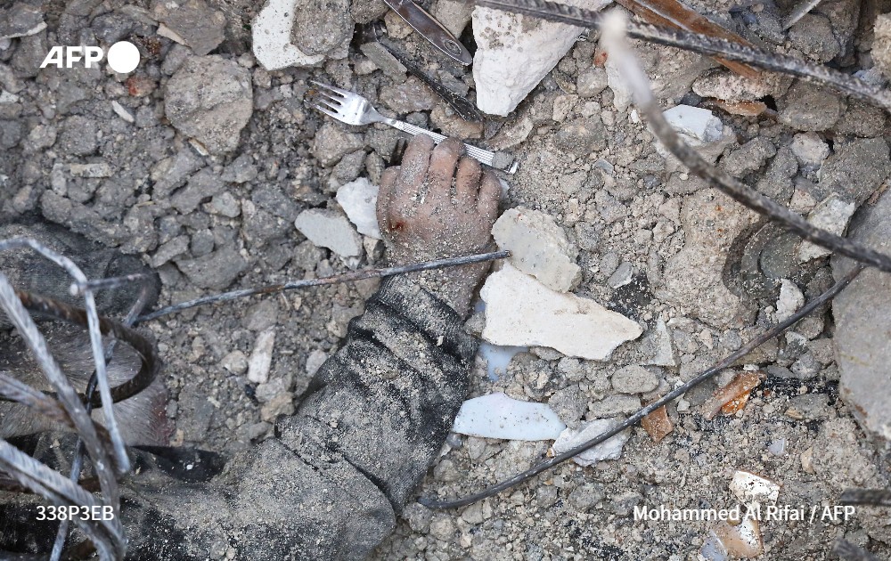 Stephanie Youssef (@stephanie_ysf) on Twitter photo The last meal💔
#AFP's <a href="/MohammedAlRif/">Mohammed Al Rifai</a> captures a dramatic scene of a Syrian child found lifeless amidst the rubble of a collapsed building in the town of #Jandaris in northern #Syria, following the deadly earthquake. The last meal💔
#AFP's <a href="/MohammedAlRif/">Mohammed Al Rifai</a> captures a dramatic scene of a Syrian child found lifeless amidst the rubble of a collapsed building in the town of #Jandaris in northern #Syria, following the deadly earthquake.