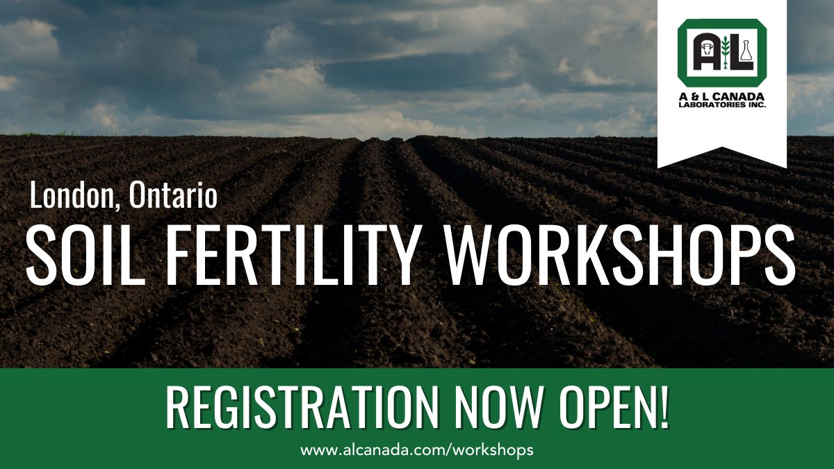 Registration is now open for our Level 1 &amp; 2 Soil Fertility Workshops in London, ON🤩
Head to alcanada.com/workshops for more information and to reserve your seat! 

Act fast as seats are limited 🧪🔬