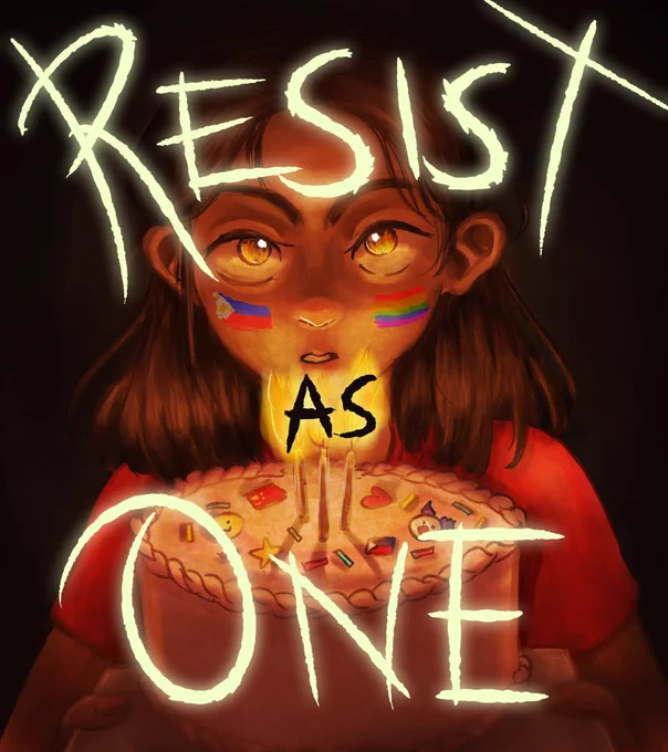 i associate red a lot with rage I guess? red art!!   