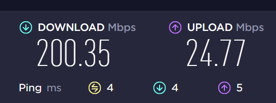 Clear_Capture's tweet photo. .@VodafoneUK - Got connection issues tonight? These speeds are way below your minimum guaranteed speeds of 455Mbps down, on a 1Gb package. https://t.co/bB2tnAimlo