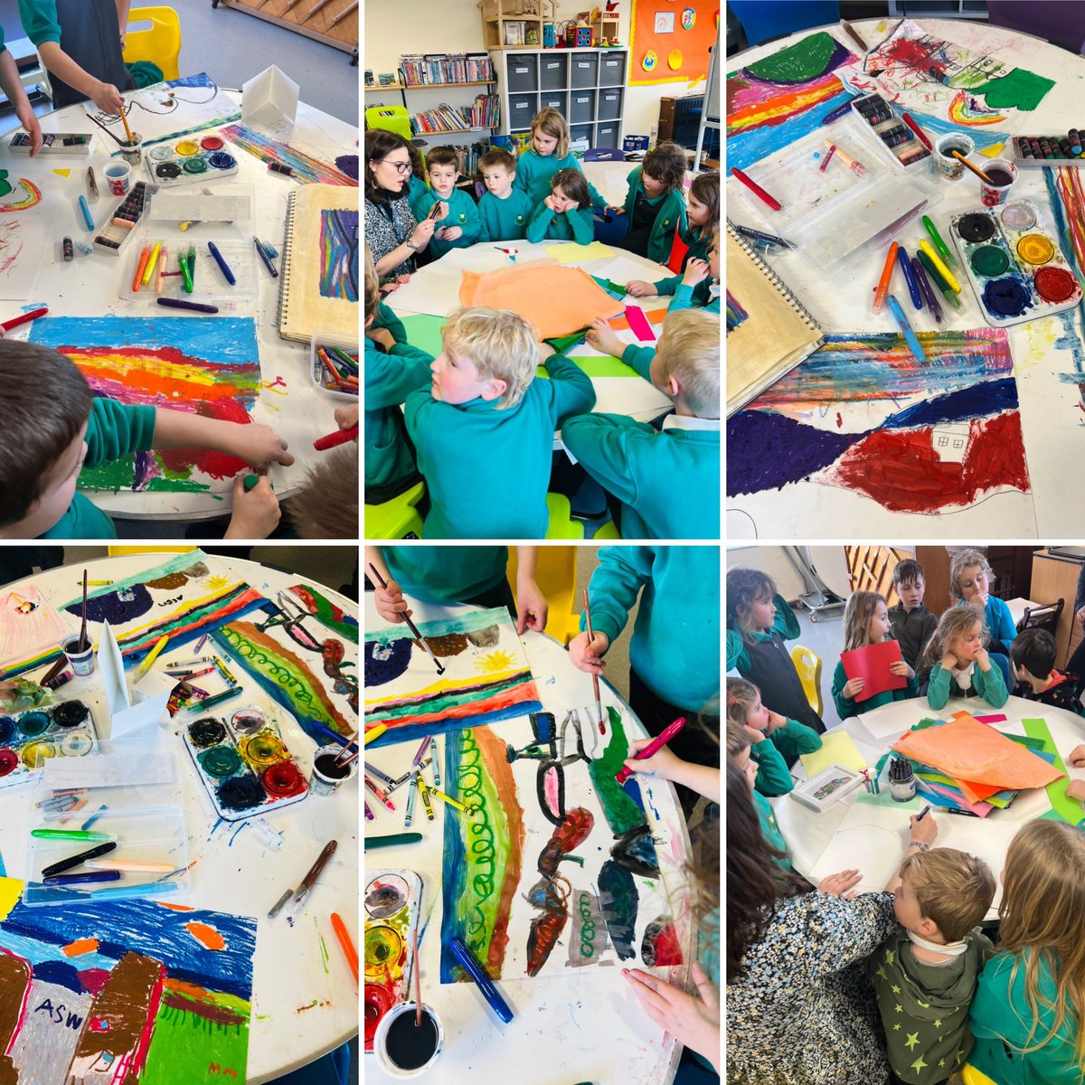 Clwb Celf lwyddiannus iawn heddiw!🎨🖌️ Diolch i Anti Alys am ddod draw i’r ysgol er mwyn ein hysbrydoli. Pawb yn edrych ymlaen yn barod at wythnos nesaf! 💚
#ArtistYDyfodol#CwricwlwmIGymru#CyfranwyrMentrusCreadigol