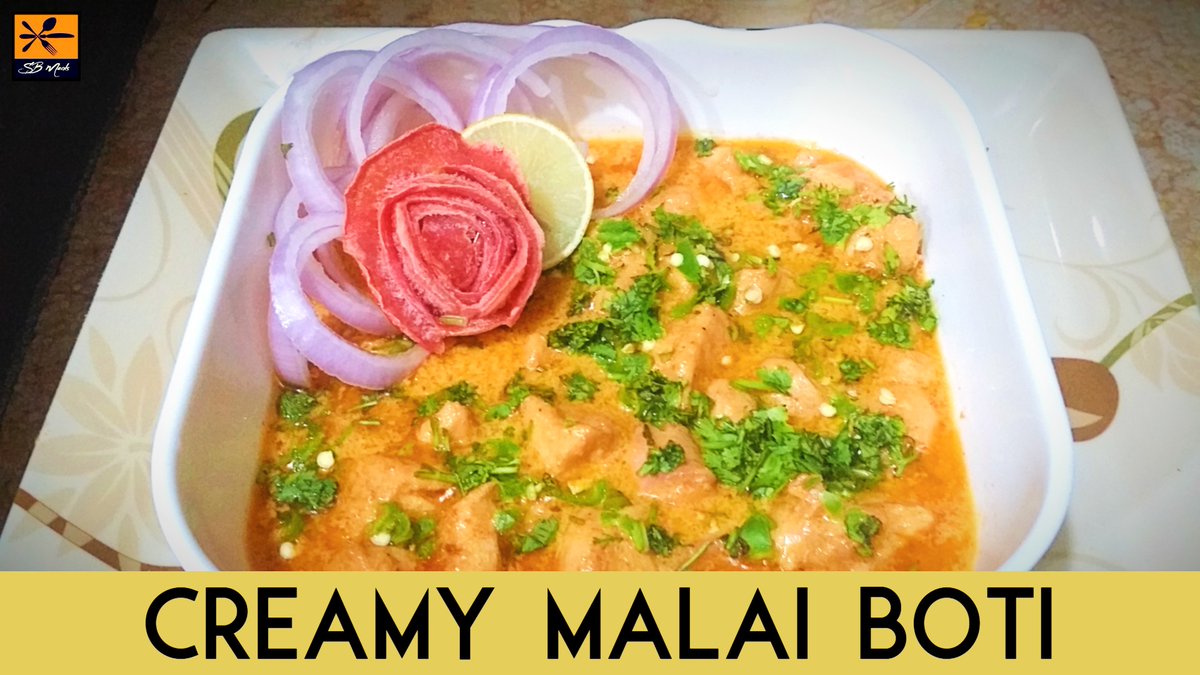 Full Recipe: youtu.be/ceC4izw4nPQ

Hey Everyone!
Today's special recipe is 'Chicken Malai Boti'. Watch and learn how to make Chicken Malai Boti / Creamy Chicken Malai Boti / Malai Boti With Gravy at your home.
#ChickenMalaiBoti #Creamy #Gravy #Salan

Stay Connected!
@sbmeals