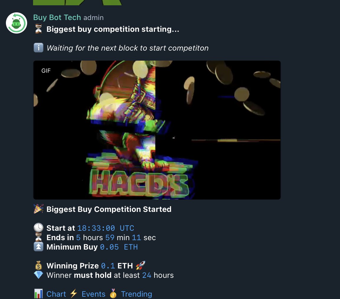 Hachiko2023's tweet photo. 🪙🪙Get ready for the biggest buy competition! Jump in and win 0.1 ETH for the biggest buy!! And also grow your bag value by spreading the word!!! 🐕  Join now TG - https://t.co/N8UvCIno1E https://t.co/OAXEI2VG3J