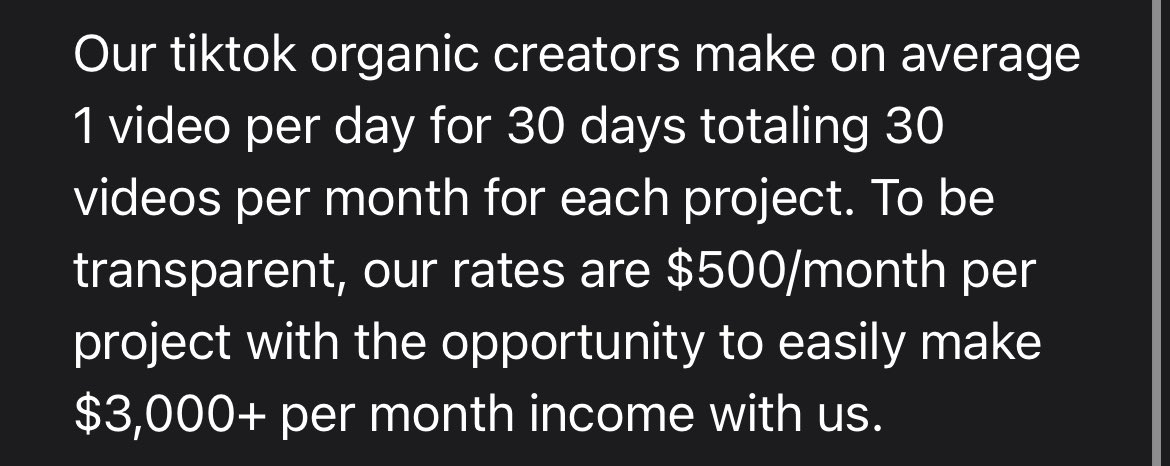 LOL that’s $16 a video. Only lord knows how many revisions they’ll be making. So in reality it’ll take someone 2-3 hours after each video is done with all the editing. That’s now 8-5 an hour!! 😅 don’t come for creators and tell them what your price is.