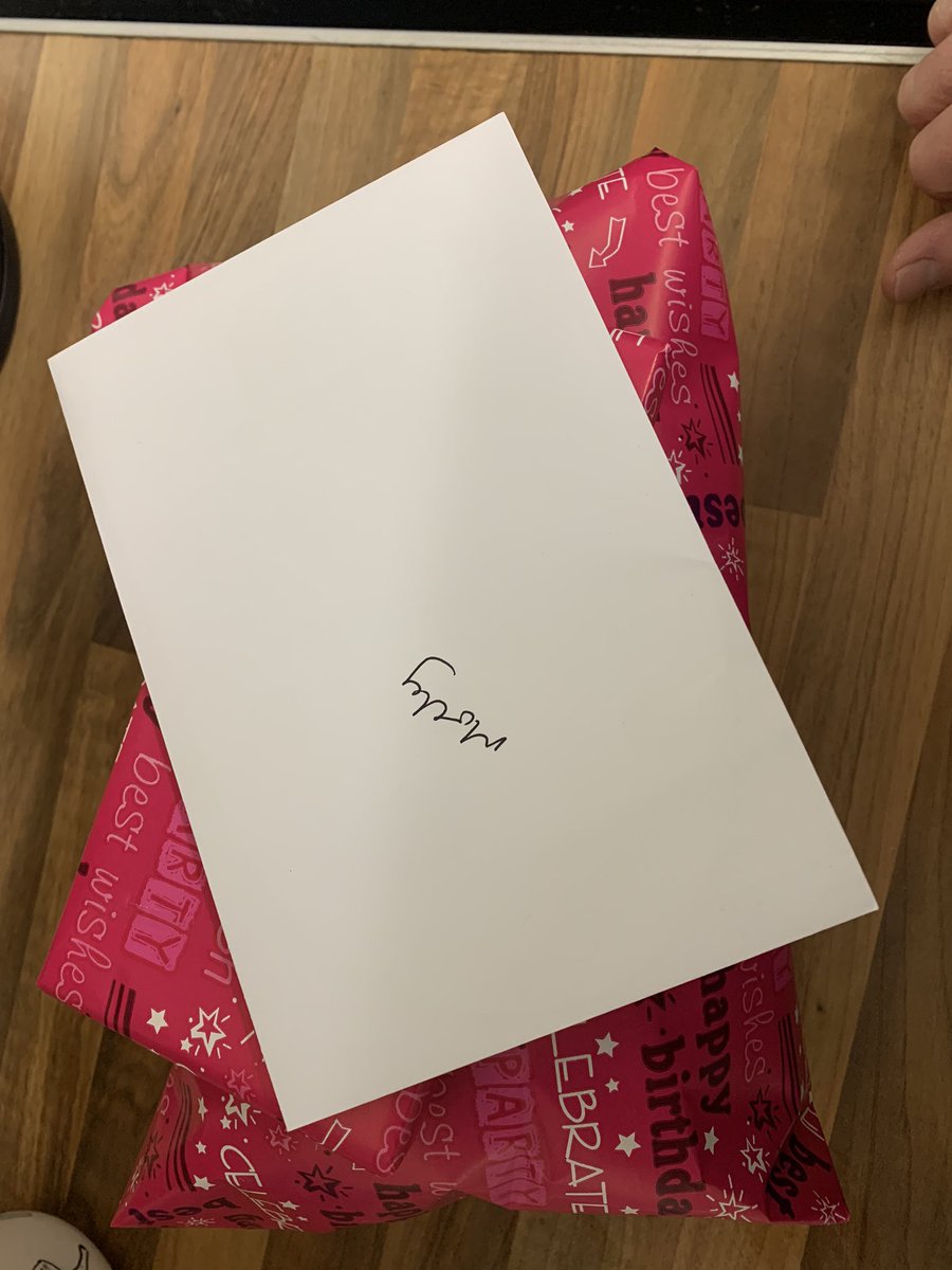 Presents and cards for the birthday girl tomorrow molly ❤️