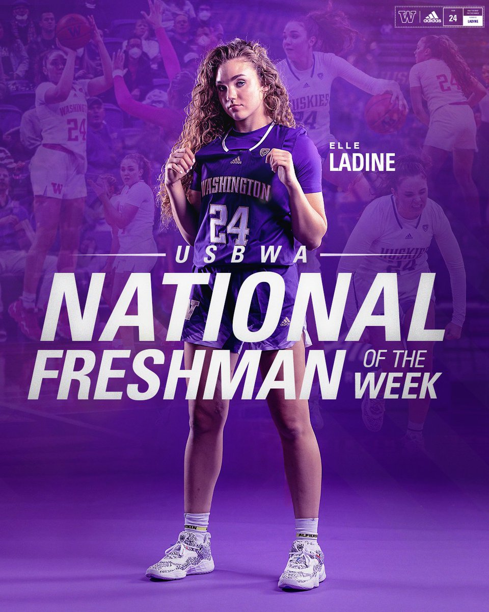 Let’s make that 🚨𝐍𝐀𝐓𝐈𝐎𝐍𝐀𝐋 𝐅𝐑𝐄𝐒𝐇𝐌𝐀𝐍 𝐎𝐅 𝐓𝐇𝐄 𝐖𝐄𝐄𝐊🚨

Who else ⁉️ Elle is this week’s Tamika Catchings National Freshman Player of the Week 🌟🐺

#GoHuskies x #Becoming