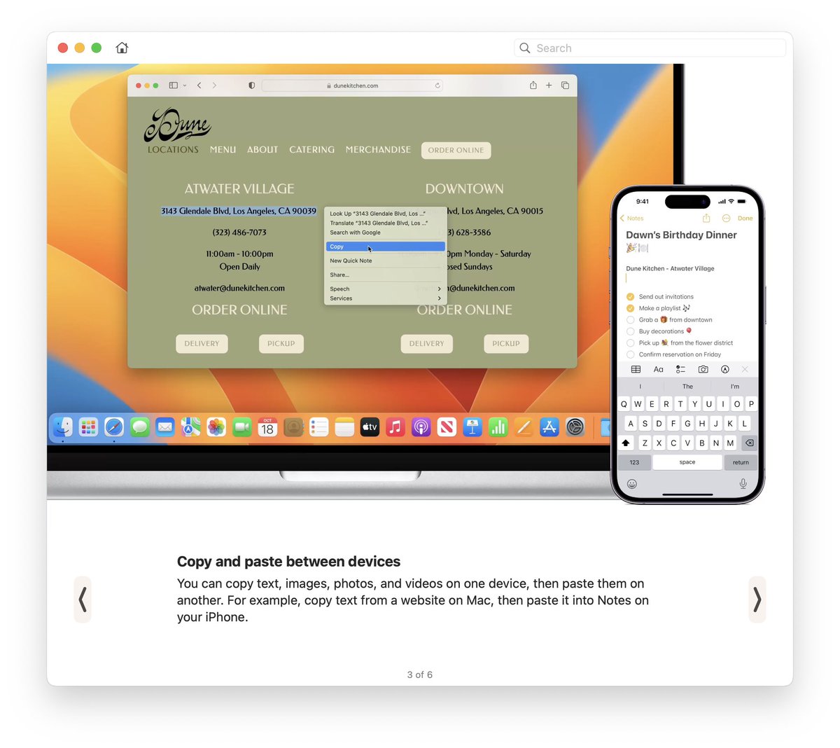 Loving Apple’s on-trend NUX — of-the-moment design posters; a little lunch at Dune? Yes please
