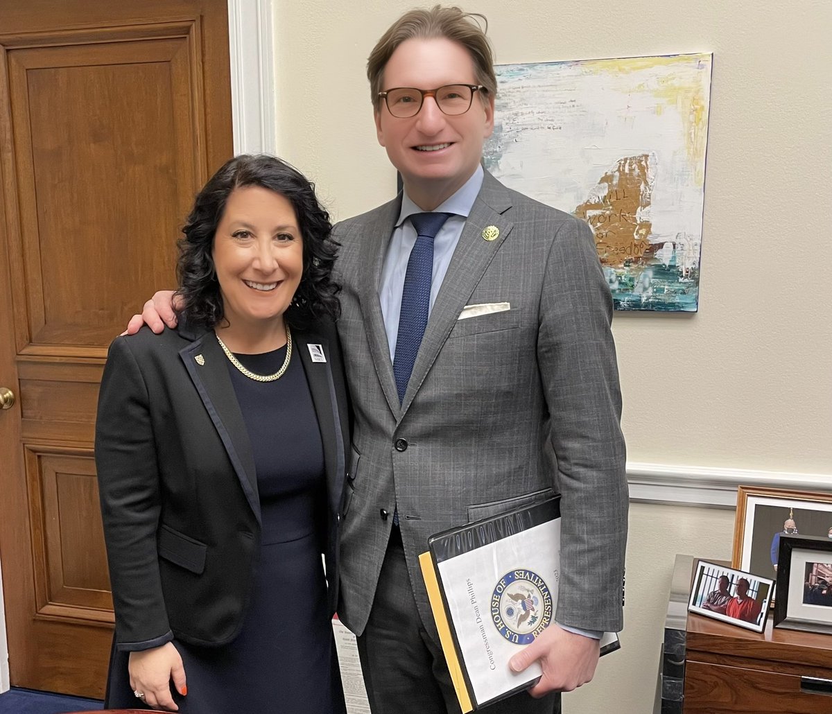 Dr. Suzanne M. Rivera 🟧 (she/her/ella) (@suzannemrivera) on Twitter photo So awesome to visit with my 1991 <a href="/BrownUniversity/">Brown University</a> classmate, <a href="/RepDeanPhillips/">Rep. Dean Phillips 🇺🇸</a> at his office on Capitol Hill! #EverTrue So awesome to visit with my 1991 <a href="/BrownUniversity/">Brown University</a> classmate, <a href="/RepDeanPhillips/">Rep. Dean Phillips 🇺🇸</a> at his office on Capitol Hill! #EverTrue