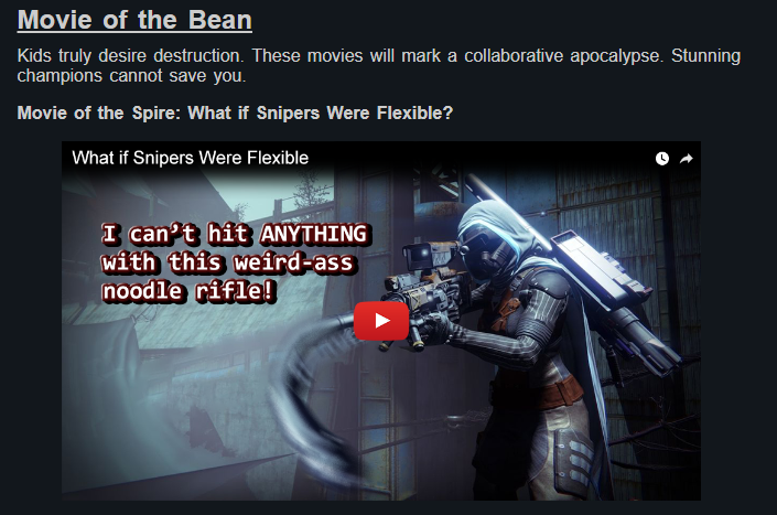 The new This Week at Not Bungie is up on the site! With fancy formatting and stuff.
notbungie.net/twanb_35