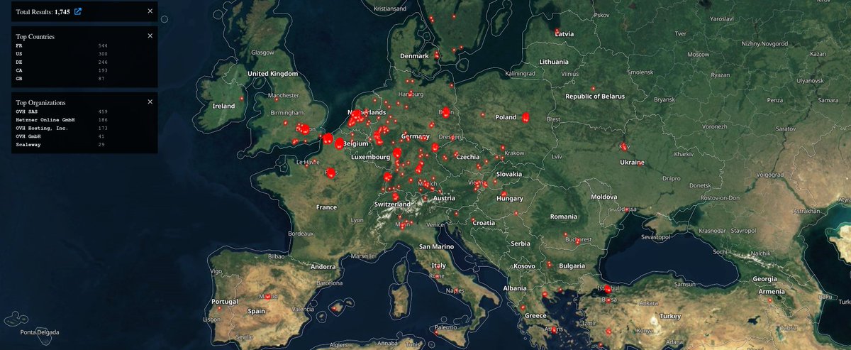 User_to_Root's tweet photo. 1.745 Infected machines by this campaign and probably growing. Search term at #shodan
title:"How to restore your files". https://t.co/bFb9ah91Kq