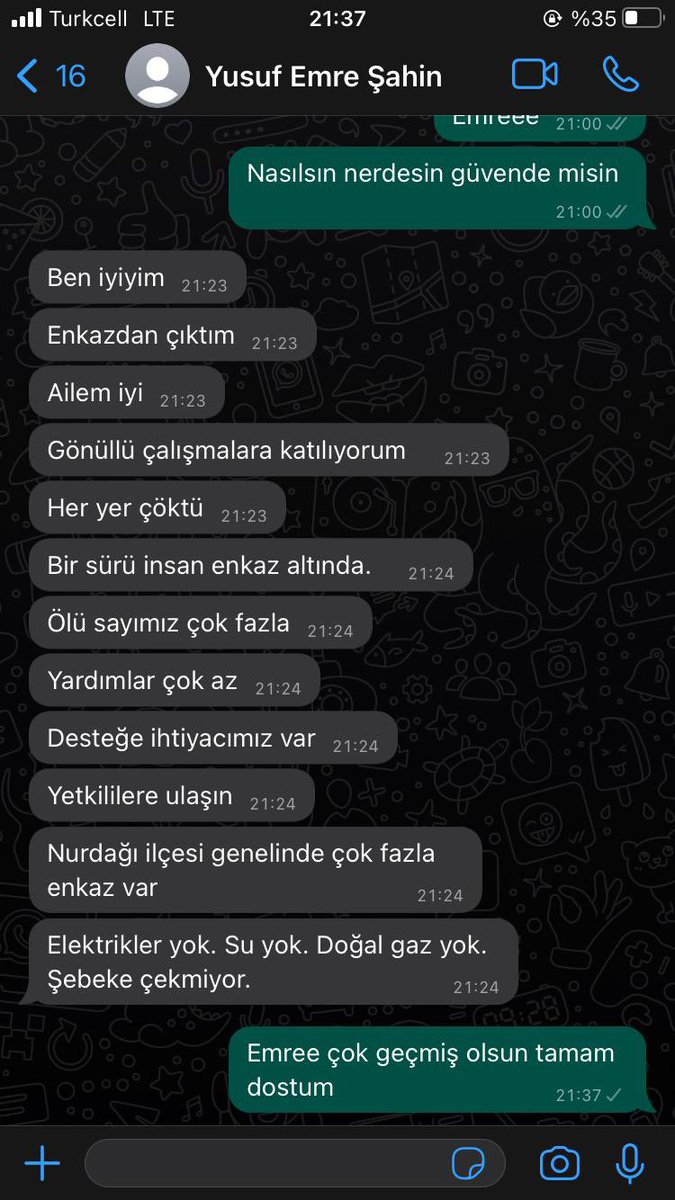 Yldzars's tweet photo. Arkadaşım Nurdağı’nda yardım bekliyorlar. Yayalım lütfen. #deprem #Turkey #earthquake #earthquakeinturkey #ACILYARDIM #YARDIM https://t.co/NSDzu3tbof