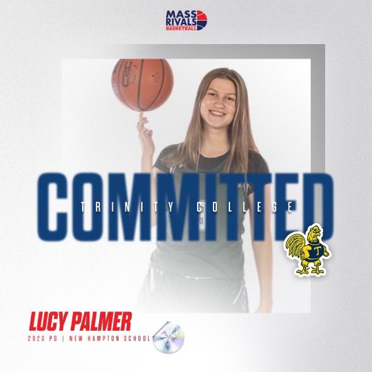Lady Rivals (@ladyrivals) on Twitter photo Congratulations Rival ‘23 <a href="/lucypalmer22/">Lucy Palmer</a> on her commitment to continue her on & off the court education at Trinity College . <a href="/trincollwbb/">Trinity College WBB</a> <a href="/NewHamptonWBB/">Women's Basketball | New Hampton School</a> <a href="/IAMCoachU1/">Ushearnda Rae</a> @RivalsCoachJM <a href="/NEPSGBCA/">NEPSGBCA</a> <a href="/CoachHazelton21/">Coach Hazelton</a> <a href="/HerHoopsNetwork/">Her Hoops Network</a> #RivalsWay #NESCAC Congratulations Rival ‘23 <a href="/lucypalmer22/">Lucy Palmer</a> on her commitment to continue her on & off the court education at Trinity College . <a href="/trincollwbb/">Trinity College WBB</a> <a href="/NewHamptonWBB/">Women's Basketball | New Hampton School</a> <a href="/IAMCoachU1/">Ushearnda Rae</a> @RivalsCoachJM <a href="/NEPSGBCA/">NEPSGBCA</a> <a href="/CoachHazelton21/">Coach Hazelton</a> <a href="/HerHoopsNetwork/">Her Hoops Network</a> #RivalsWay #NESCAC