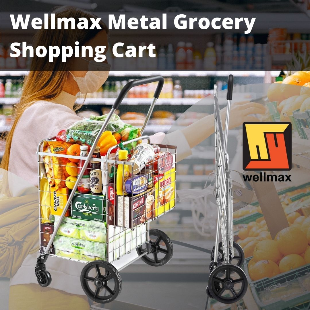 Wellmaxtools's tweet photo. I just upgraded my grocery shopping game with this Wellmax shopping cart! It's lightweight, multifunctional, and comes with an extra-large capacity. Who else is ready to hit the grocery store? #GroceryShopping #Wellmax #ShoppingCart #GoTime #Amazon #AmazonSpecials #amazonUS https://t.co/lUY5C7cuB7