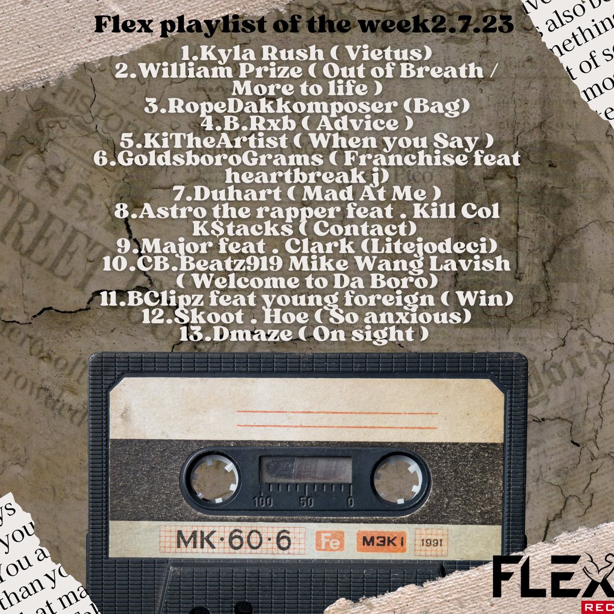 The flex PLAYLIST OF THE WEEK IN OUR BIO NOW 🔥🔥🔥🦾 Tap IN Link in our bio 🦾🦾
.
.

.
.
.
#hiphop #flex #spotify #artist #explore #tidal #deezer #insta #hashtag #drake #vader #47xx #fayettevillenc #maryland #GA #rotationlove #seeyouatthetop #tengreenlights #money #explorepage