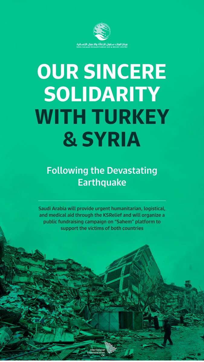 Saudi Embassy on Twitter "RT CICSaudi Following the devastating