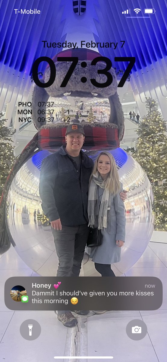 carlee_swanson's tweet photo. This man of mine just melts my heart 💕 told him I had to leave earlier to New York than I thought 😭💕 https://t.co/7blMXkOTvI
