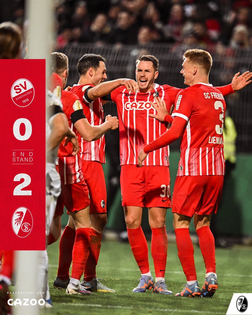 Vòng 1/8 Cúp Quốc gia Đức: Eintracht Frankfurt và Freiburg tiến vào tứ kết   - Ảnh 1.
