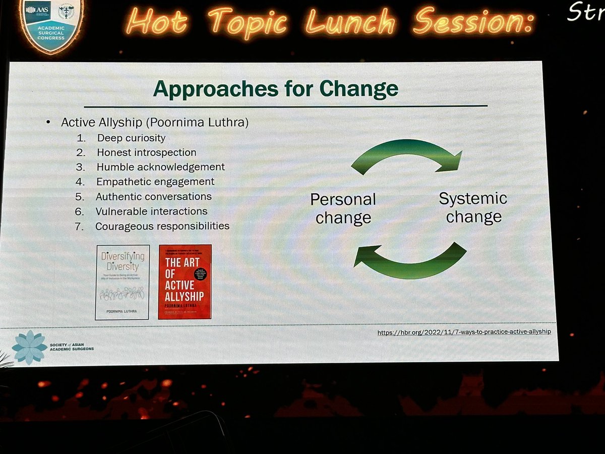 Excellent session at #ASC2023 by @SocietyofBAS @AsianAcadSurg on diversity in surgery!! @CBerryTraumaMD @CarlaPughMDPhD @lindsaykuo @DrLolaFayanju @colinalexmartin @tracyswangNYMKE @kbilimoria @allantsung  @lubitz_carrie @HInMD 👏🏽👏🏽#leadership #mentoring #NewEra