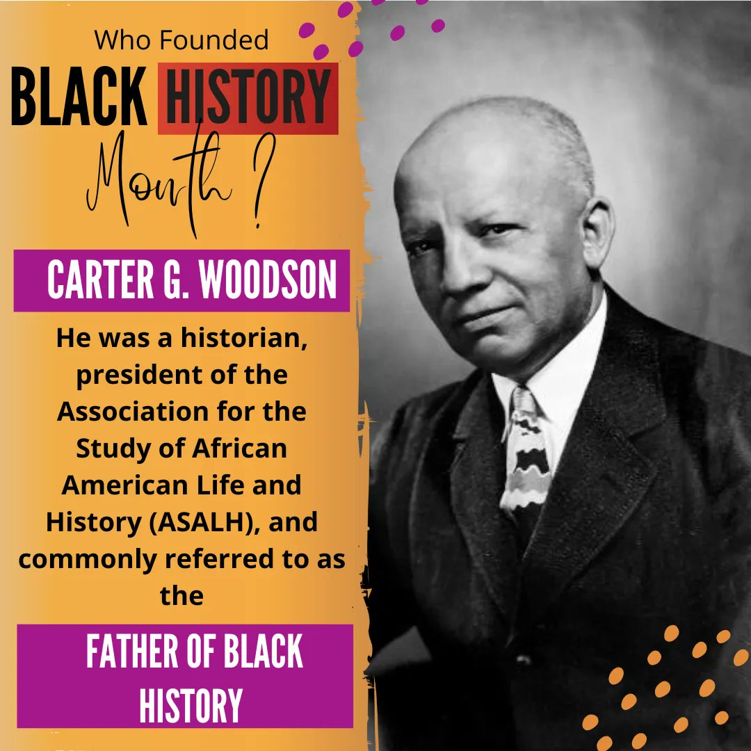 YVWAstl's tweet photo. In 1926, Negro History Week was created by Woodson as a week-long event during the second month of February promoting Black history in public schools.

#YoungVoicesWithAction #BlackHistoryWeek #BlackHistoryMonth #YoungBlackAndGifted https://t.co/eU7XudN01s