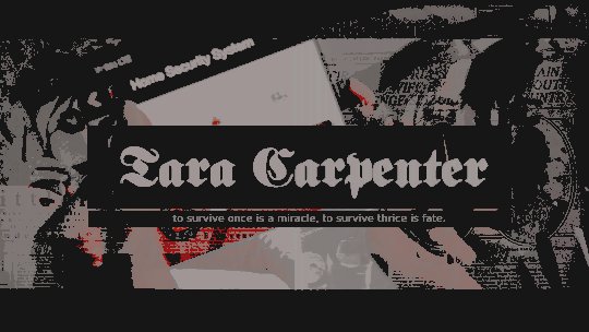 ᅠ

⠀⠀ ⠀           𝓽he  final  girl.⠀⠀

ᅠ