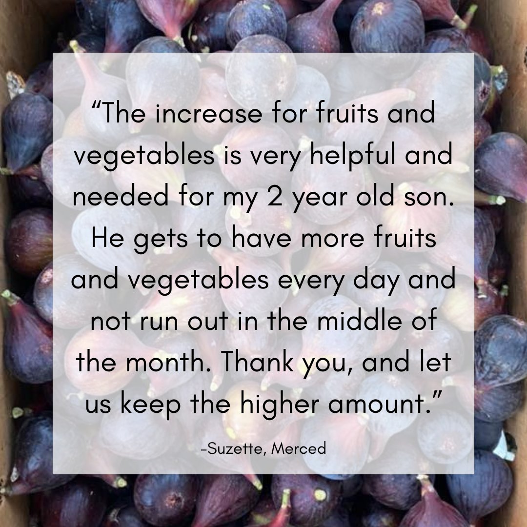 The 
<a href="/USDA/">Dept. of Agriculture</a>
 is collecting comments on their proposed
#WICFoodPAckage rule. One of the proposed changes is to make the bump to the WIC #fruitandveg benefit permanent! This is your chance to make your
voice heard on improvements to #WIC! Take action today:
bit.ly/wicfoodpackage