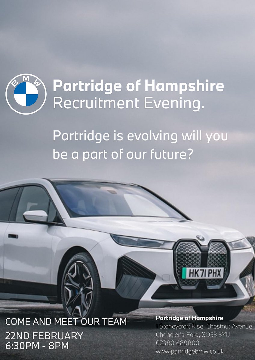 Partridge BMW tweet media
