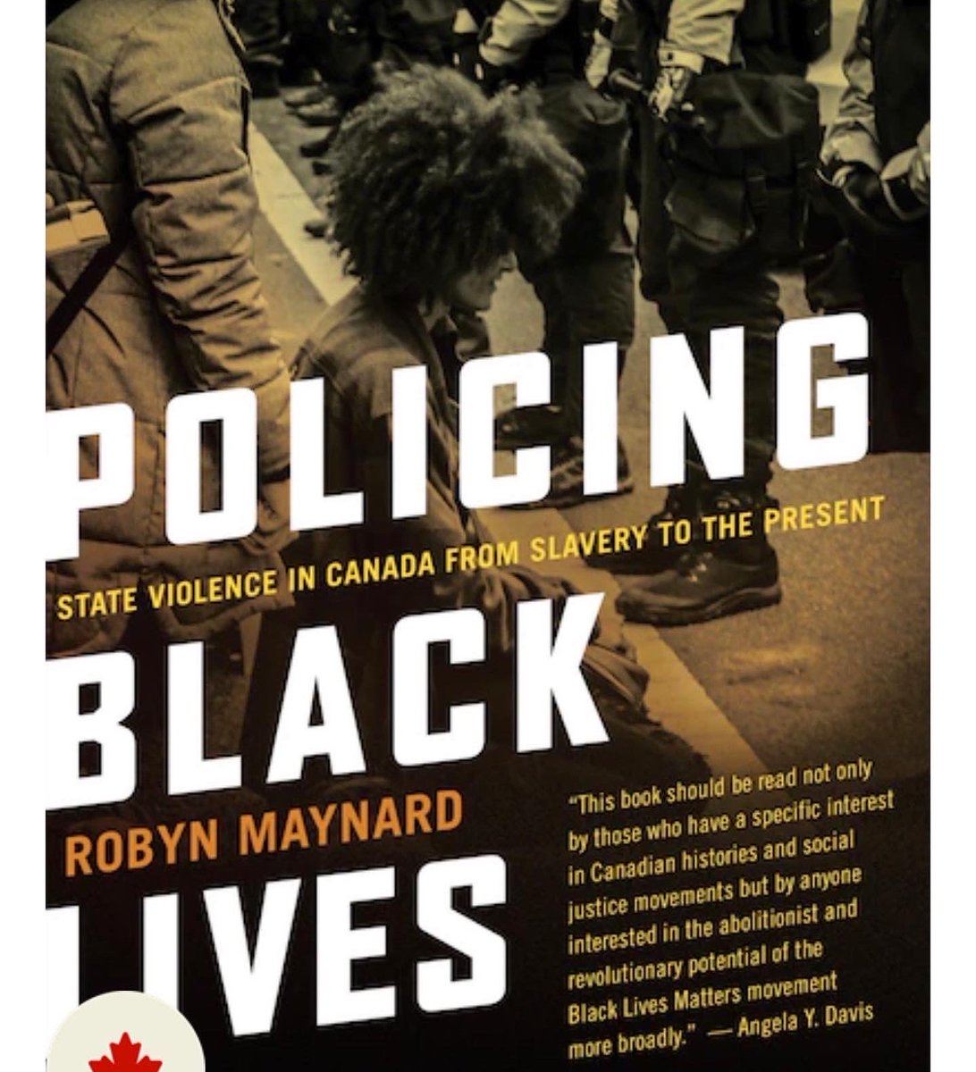 For Black “Canadian” History month, this book too!  I learned so damned much reading it. So grateful for its existence.  It’s a must-read, any month of the year.  Plan to reread it once a year.  I bought it to be able to do just that, to keep rereading. ⁦<a href="/policingblack/">Robyn Maynard</a>⁩