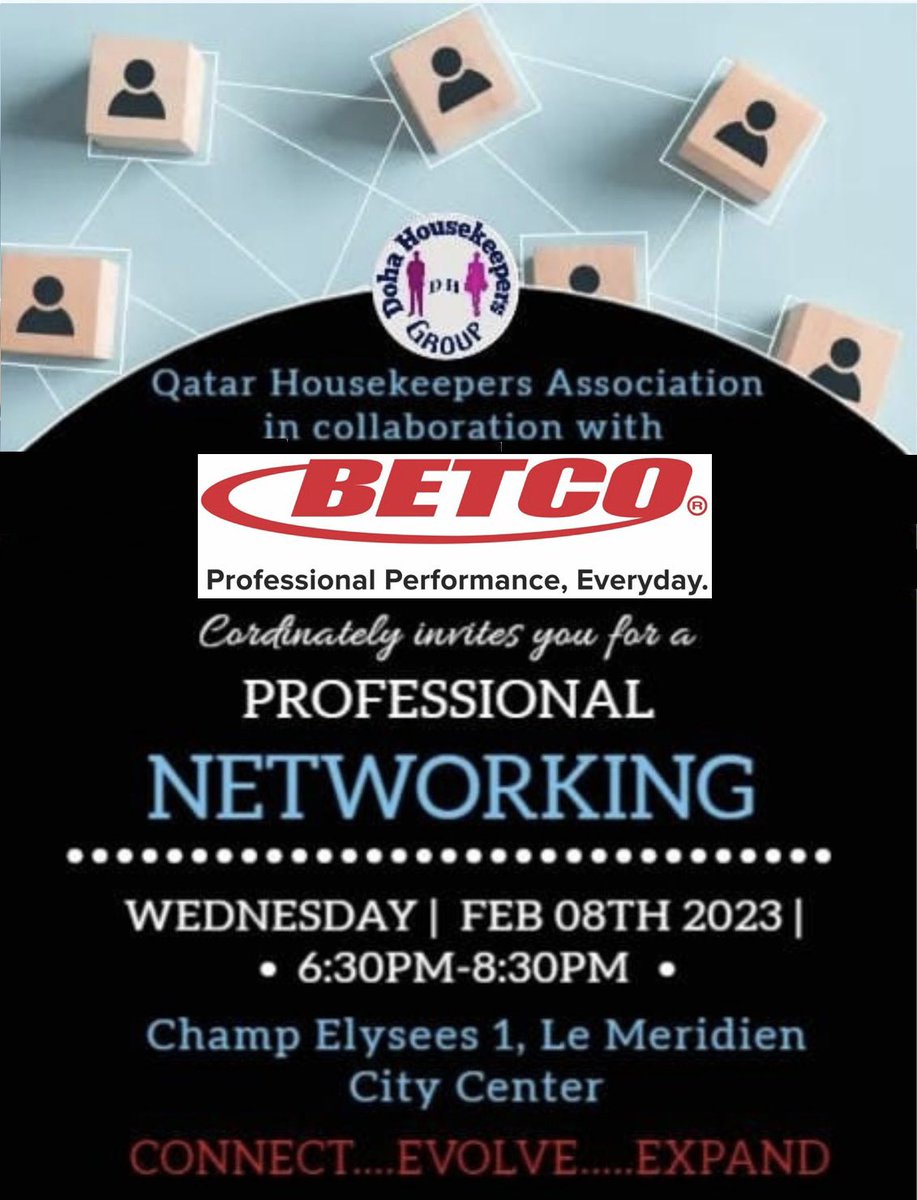 Our upcoming learning session with <a href="/BetcoCorp/">Betco Corporation</a> <a href="/lemeridiendoha/">lemeridiendoha</a> <a href="/QatarHotels_/">Qatar's Hotels</a> <a href="/CleanIndiaJourn/">Clean India Journal</a> <a href="/CleanMiddleEast/">Clean Middle East</a> <a href="/mvhousekeepers/">Maldives Housekeepers Association</a>