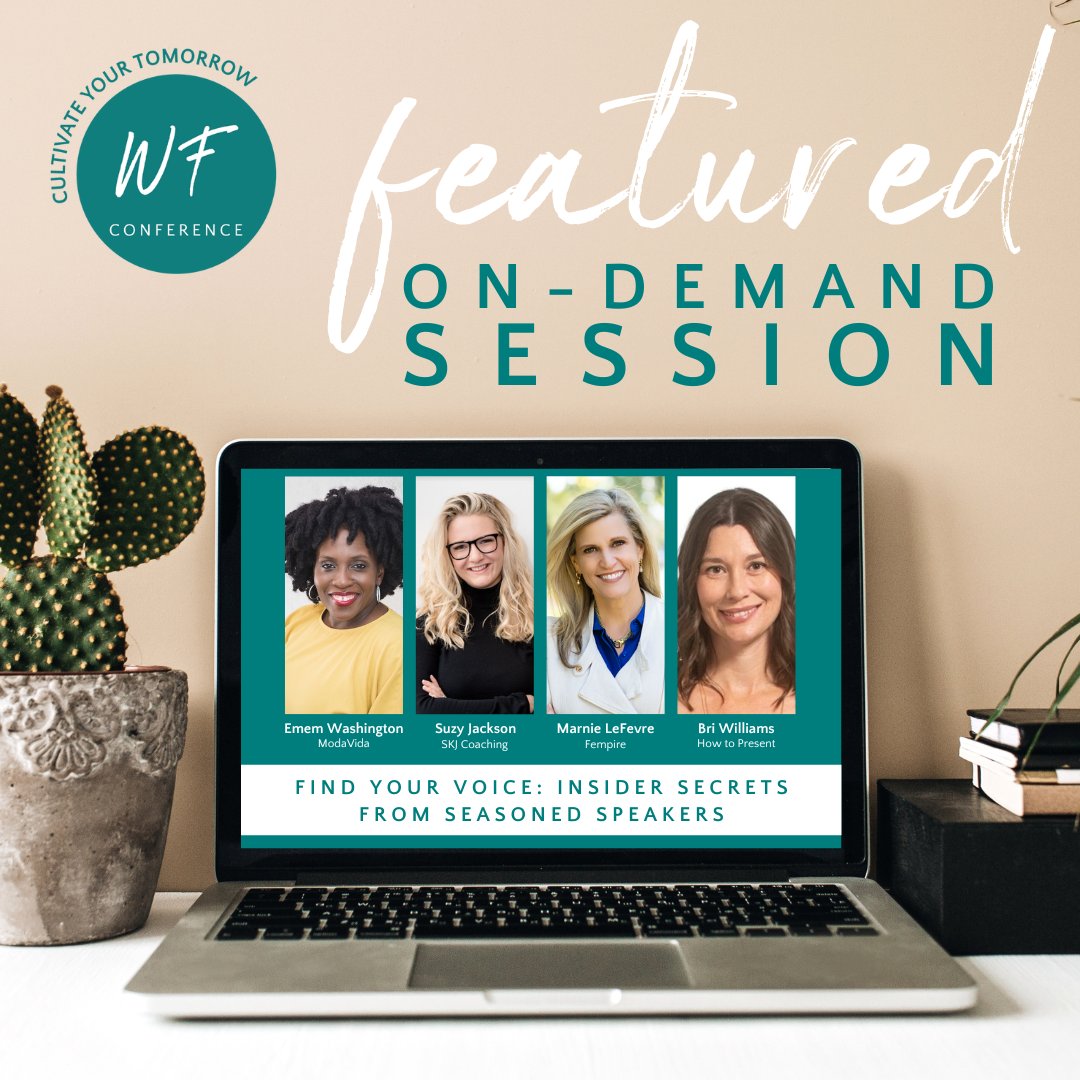 WomenStevies's tweet photo. If speaking at a conference, giving a presentation, or improving your public speaking skills is something that matters to you, you will enjoy the first session of a 5-part series we launched today with top #WomenFuture22 sessions on-demand! Watch it now: https://t.co/AbC4L4ZNzY https://t.co/BIGMqn9jyy